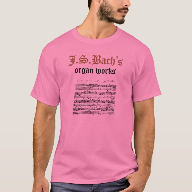 J.S.Bach's organ works version 2 T-Shirt (Front)