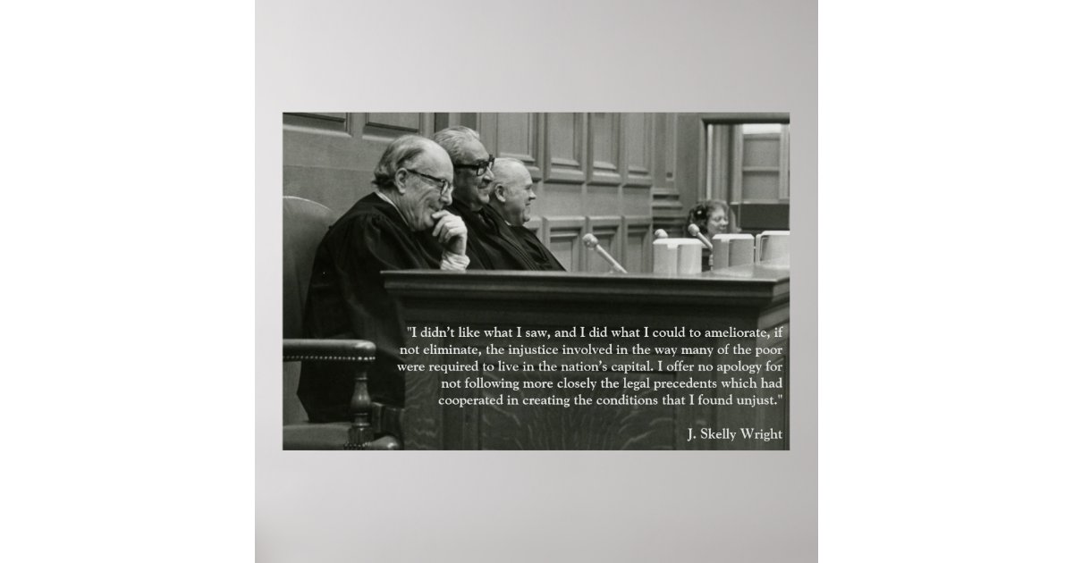 J. Skelly Wright Poster | Zazzle