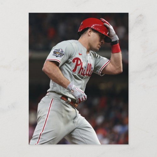 J T Realmuto  Rounding Bases With a Hit Postcard