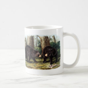 J.W. Audubon - Ursus Americanus Black Bear Coffee Mug