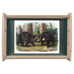 J.W. Audubon - Ursus Americanus Black Bear Serving Tray