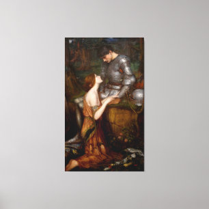 J. W. WATERHOUSE - LAMIA AND THE SOLDIER - 1905 - CANVAS PRINT