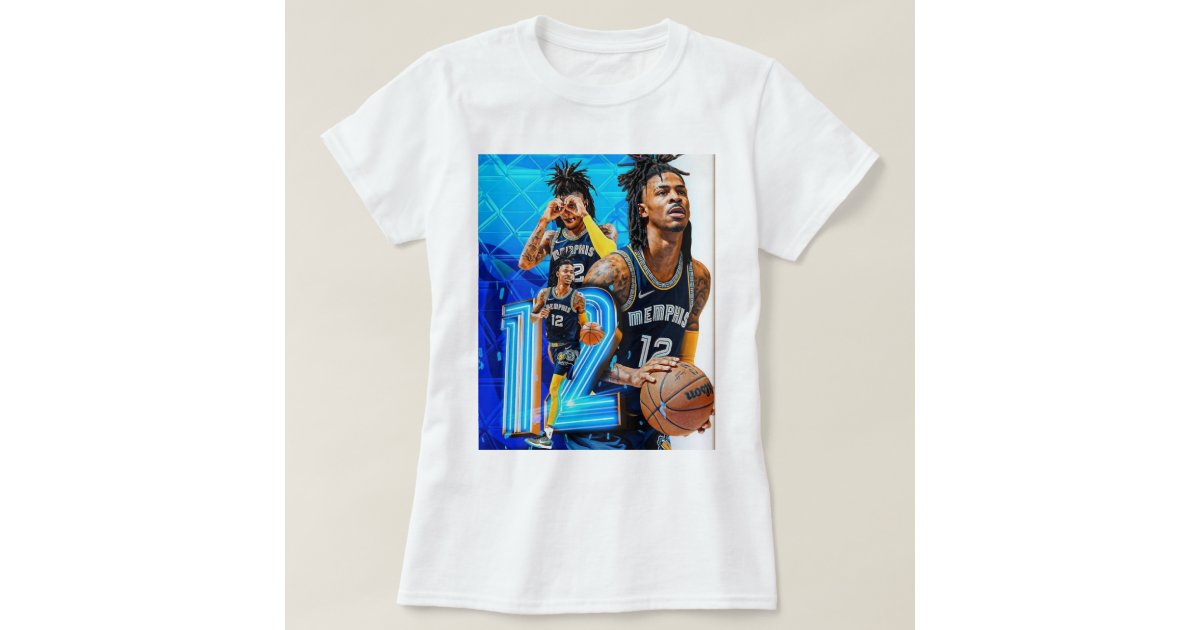 DIY Custom Basketball Jersey Name Number Ja Morant T Shirts We