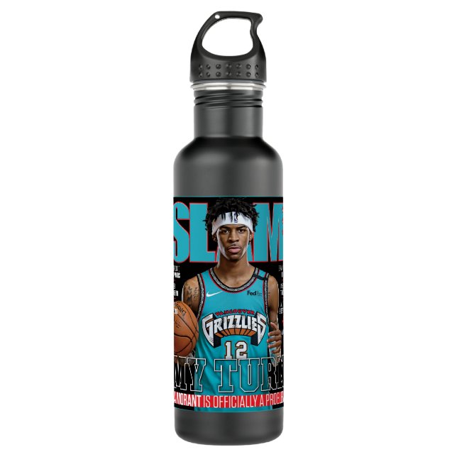 Ja Morant slam - Ja Morants Stainless Steel Water Bottle (Front)