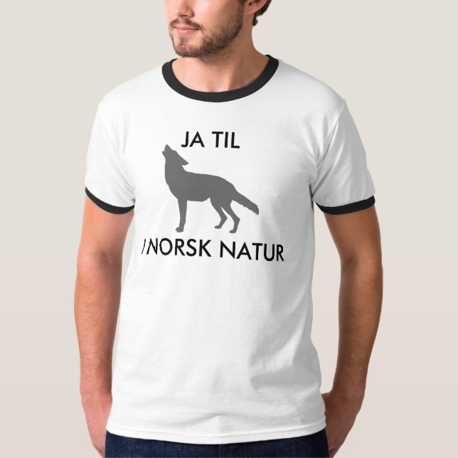 JA TIL ULV I NORSK NATUR - MENN T-Shirt (Front)