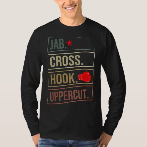 Jab Cross Hook Uppercut Boxer  Boxing 2 T_Shirt