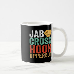 Jab Cross Hook Uppercut Boxer Workout Funny Kickbo Coffee Mug
