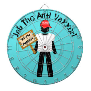 Jab The Anti-Vaxxer - The Dart Game Dart Board