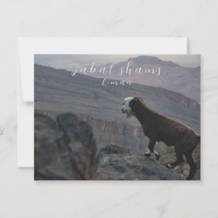Jabal shams oman postcard