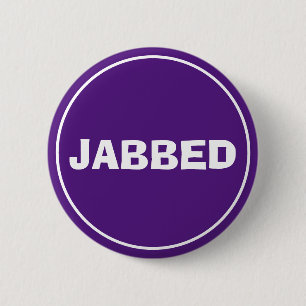 Jabbed Button (Royal Purple)