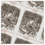 Jabberwock by Lewis Carroll Through Looking Glass Fabric
