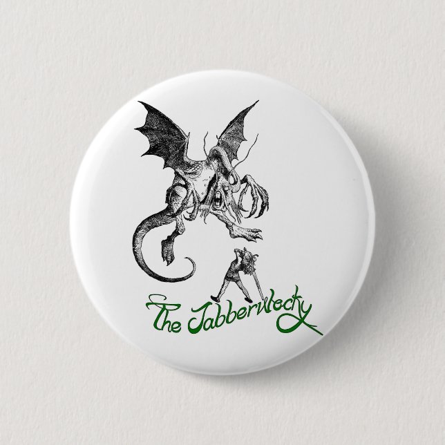 jabberwock pinback button (Front)