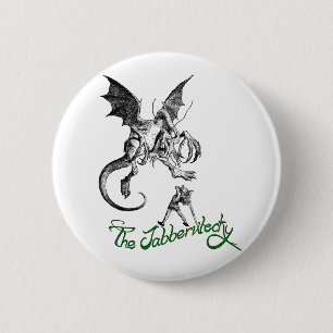 jabberwock pinback button