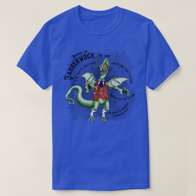 Jabberwocky bk T-Shirt (Design Front)