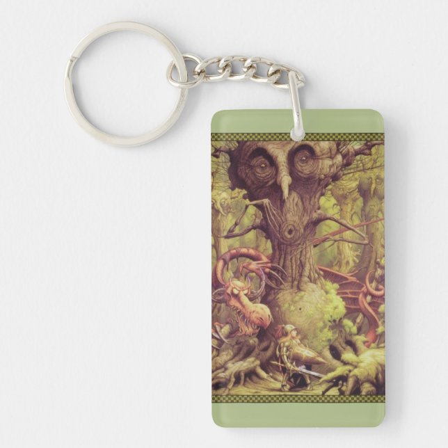 Jabberwocky Keychain (Front)