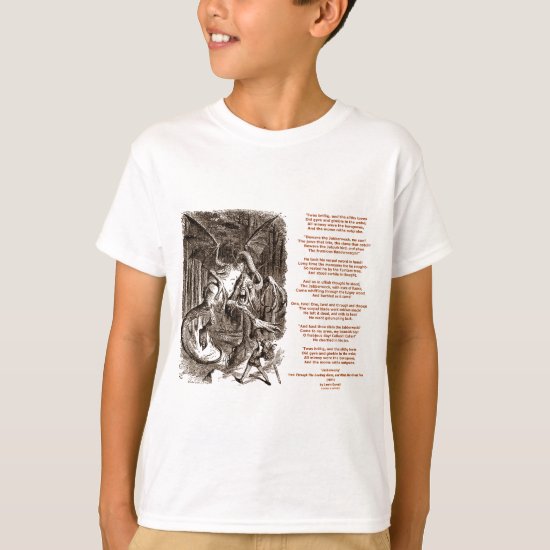 Jabberwocky Poem by Lewis Carroll T-Shirt