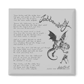 Jabberwocky Poem Magnet