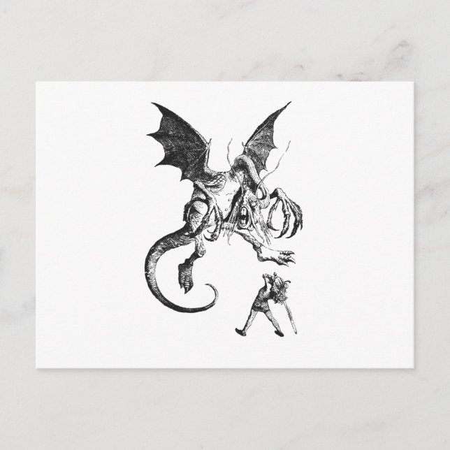 Jabberwocky Postcard (Front)