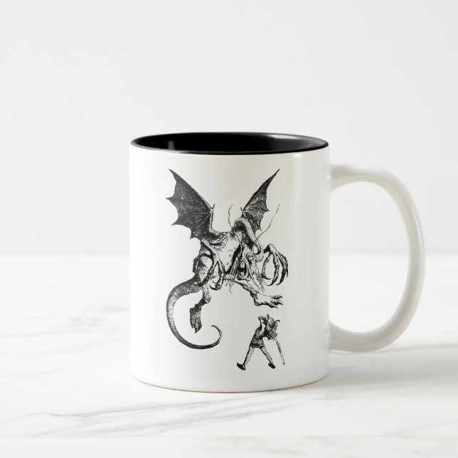 Jabberwocky Two-Tone Coffee Mug (Right)