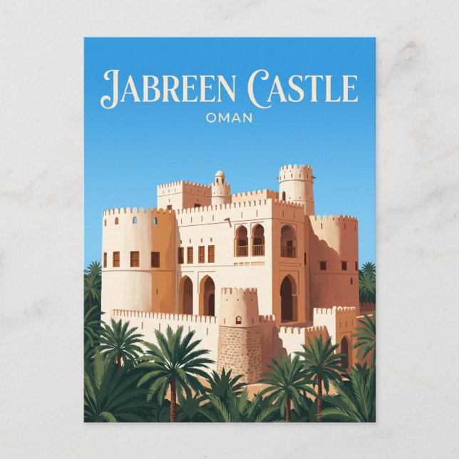 Jabreen Castle Oman Postcard (Front)