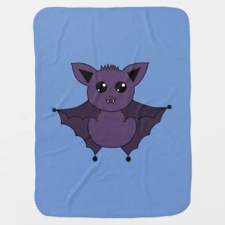 Jac the Bat Flying by night Receiving Blanket