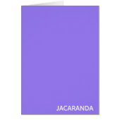 Jacaranda purple color (Front)