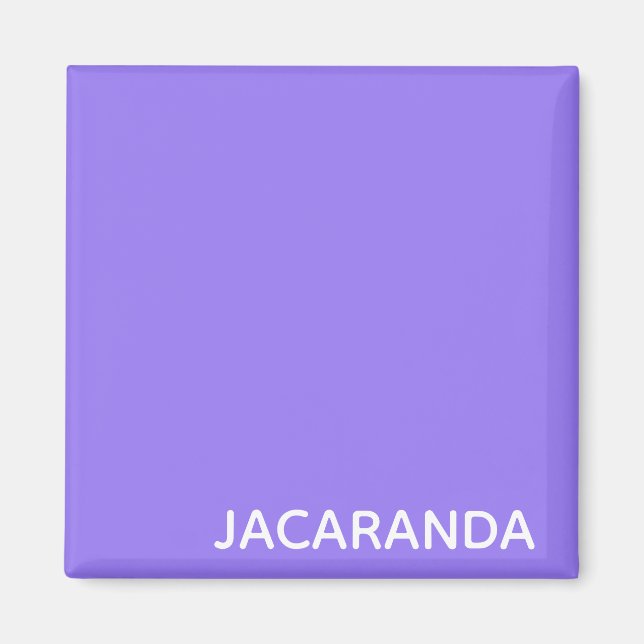 Jacaranda purple color magnet (Front)