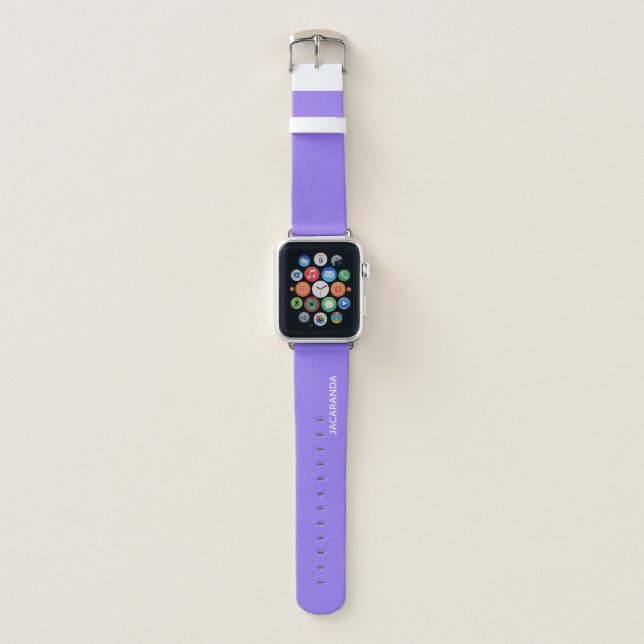Jacaranda purple color name apple watch band (Front)