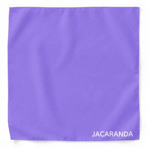 Jacaranda purple color name bandana