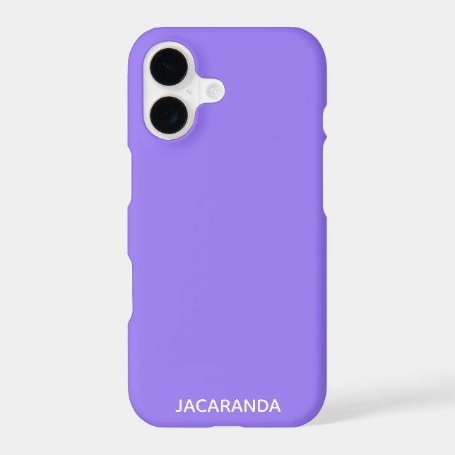 Jacaranda purple color name Case-Mate iPhone case (Back)