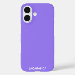 Jacaranda purple color name iPhone 16 case