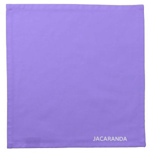 Jacaranda purple color name cloth napkin