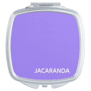 Jacaranda purple color name compact mirror