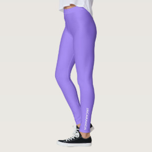 Jacaranda purple color name leggings