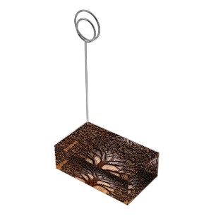 Jacaranda Tree: Nature's Artistry in Wood, Place Card Holder