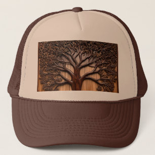 Jacaranda Tree: Nature's Artistry in Wood, Trucker Hat