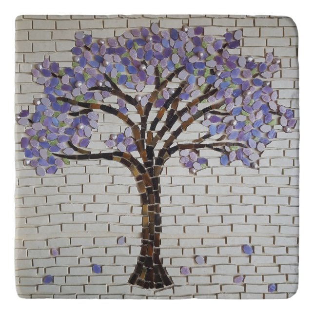Jacaranda Tree of Life Trivet (Front)