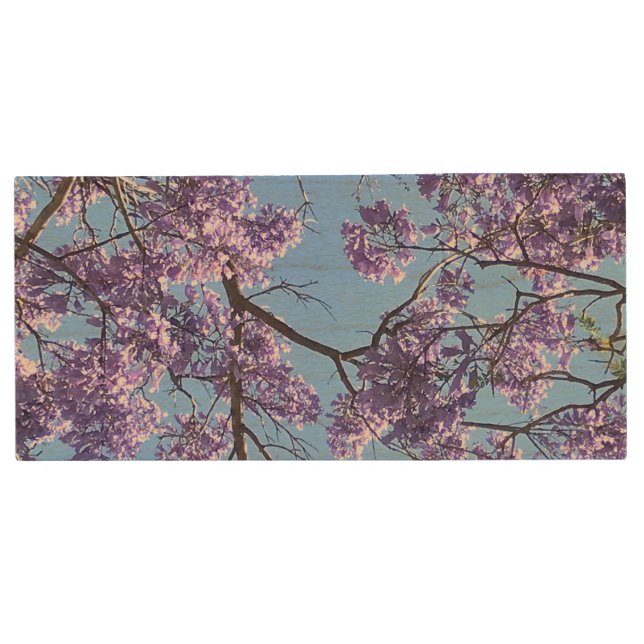 Jacaranda Wood Flash Drive (Front)