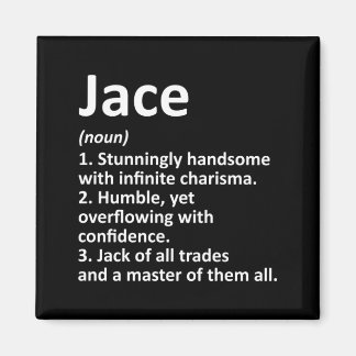 Jace Definition Personalized Name Funny Birthday Magnet