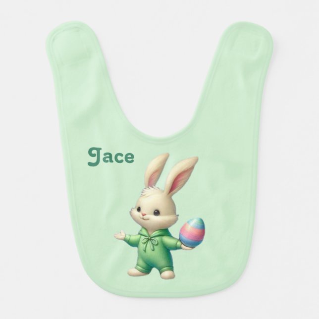 JACE ~ Sweet bib ~ Easter Bunny ~ (Front)