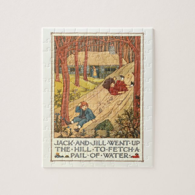 "Jack and Jill" Jigsaw Puzzle (Vertical)