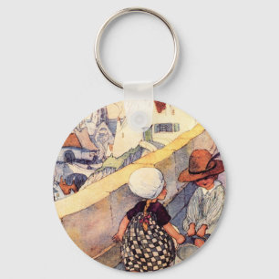 Jack and Jill Keychain