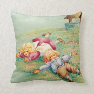 Jack and Jill Nursery Rhyme Accent Pillow