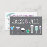 Jack And Jill Tickets - Bar Drinks In Gray at Zazzle