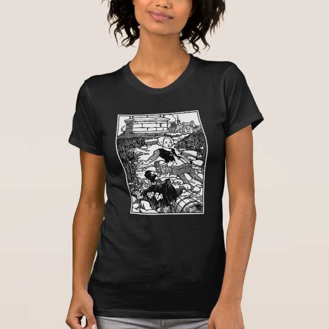 Jack and Jill Vintage Nursery Rhyme T-Shirt (Front)