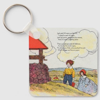 Jack and Jill went up the hill Nursery Rhyme Keychain