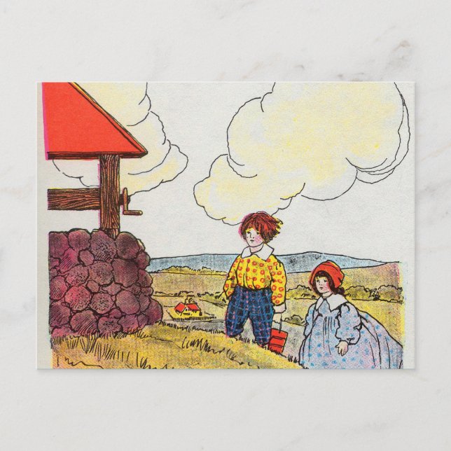 Jack and Jill went up the hill Postcard (Front)