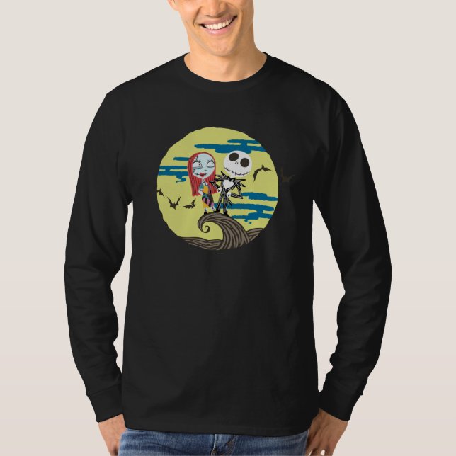 Jack and Sally | Cute Moon T-Shirt (Front)