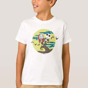 Jack and Sally Cute Moon T-Shirt