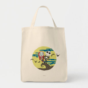 Jack and Sally Cute Moon Tote Bag